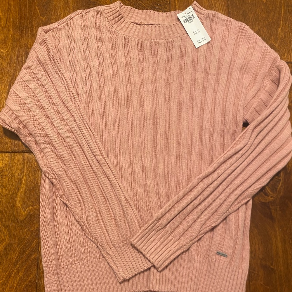 Hollister Ribbed Sweater XXS Pink